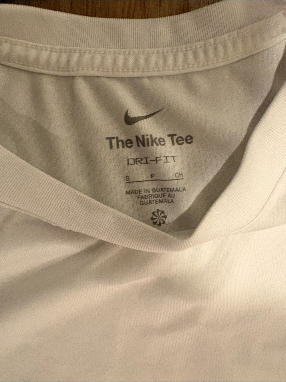 Nike White The Nike Tee Dri-FIT Short Sleeve Shirt